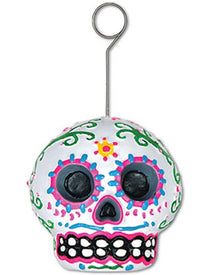 Day of the Dead Male Balloon or Photo Holder For Halloween