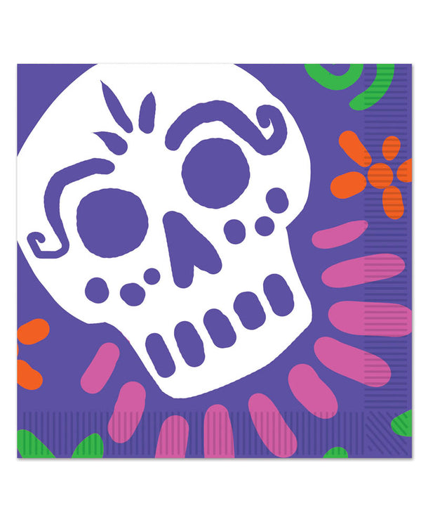 Day of the Dead Napkins Pack of 16