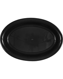 Black Oval Tray 40cm