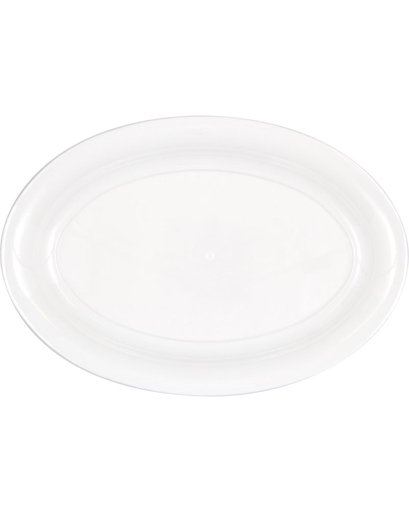 White 40cm Oval Tray