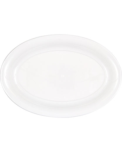 White 40cm Oval Tray