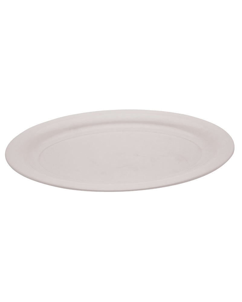 White 40cm Oval Tray