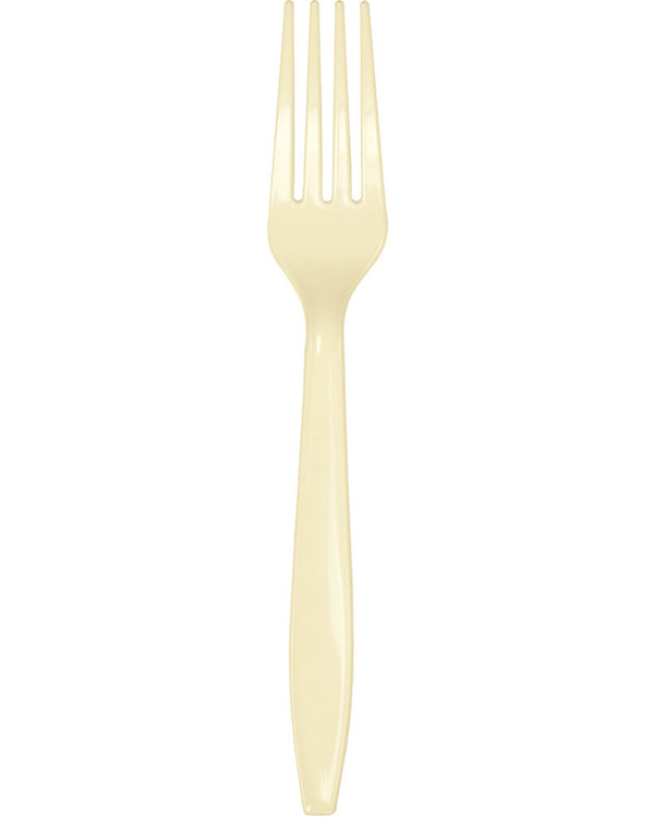 Ivory Premium Forks Pack of 24