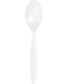White Premium Spoons Pack of 24