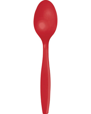 Classic Red Premium Spoons Pack of 24