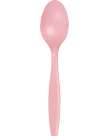 Classic Pink Premium Spoons Pack of 24