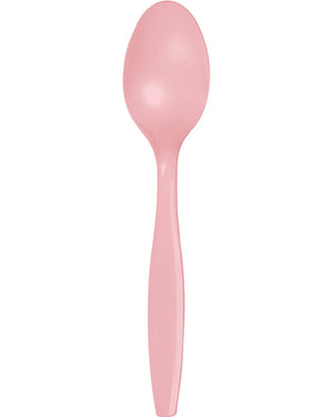 Classic Pink Premium Spoons Pack of 24