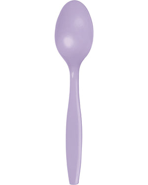 Luscious Lavender Premium Spoons Pack of 24