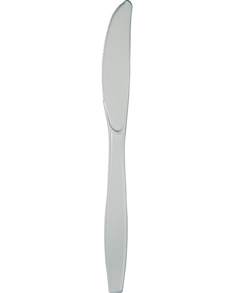Christmas Shimmering Silver Premium Knives Pack of 24