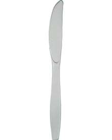 Christmas Shimmering Silver Premium Knives Pack of 24
