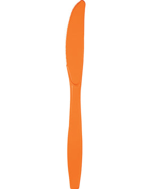 Sunkissed Orange Premium Knives Pack of 24