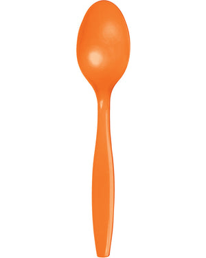 Sunkissed Orange Premium Spoons Pack of 24