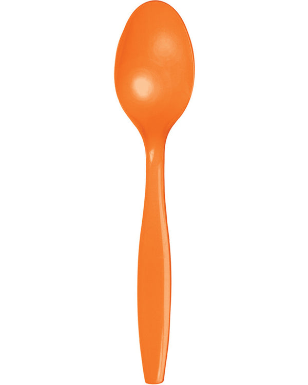 Sunkissed Orange Premium Spoons Pack of 24