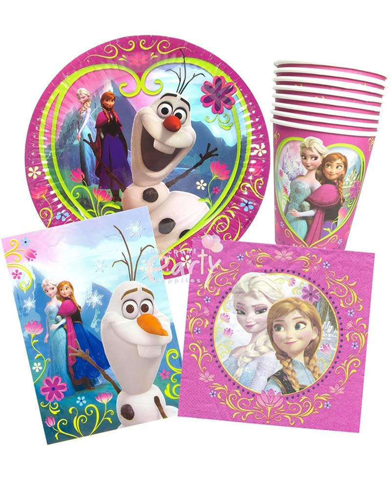 Disney Frozen 40 Piece Tableware Party Kit for 8