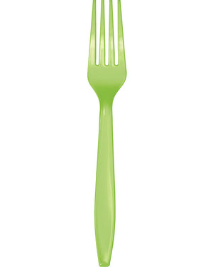 Fresh Lime Premium Forks Pack of 24