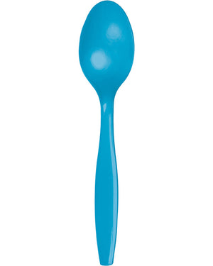 Turquoise Premium Spoons Pack of 24