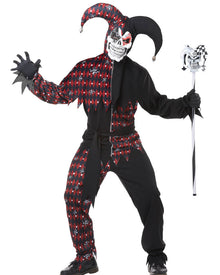 Sinister Jester Mens Halloween Costume