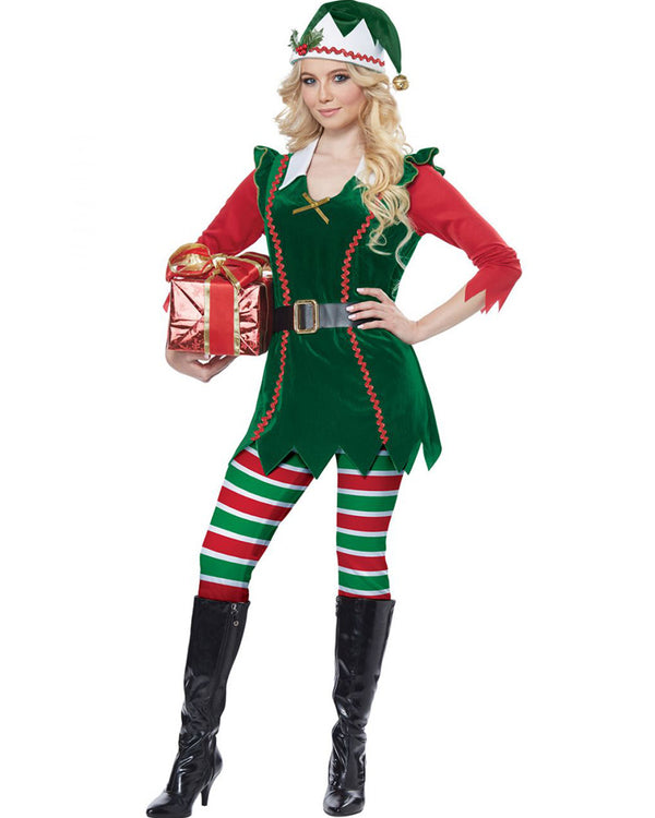 Festive Elf Womens Christmas Costume