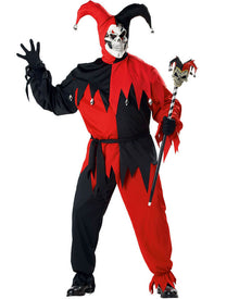 Kane the Evil Jester Mens Plus Size Halloween Costume