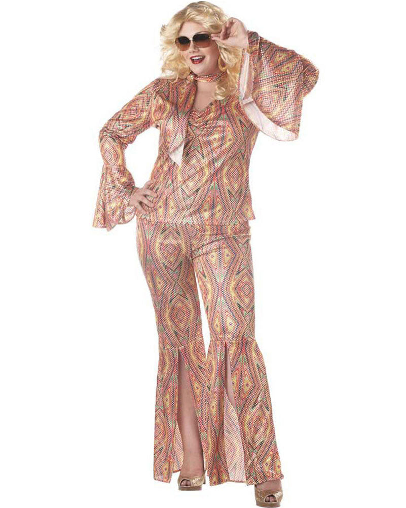 70s Discolicious Womens Plus Size Costume