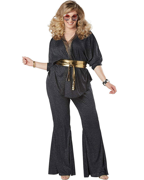 70s Disco Dazzler Plus Size Womens Costume