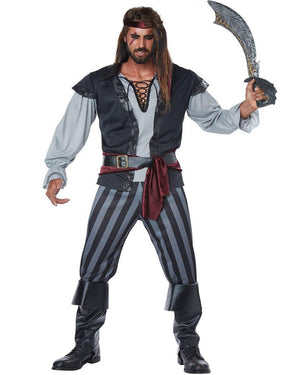 Scallywag Pirate Plus Size Mens Costume