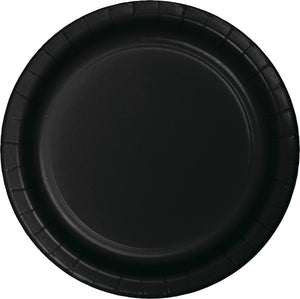 Black Velvet 23cm Paper Plates Pack of 24