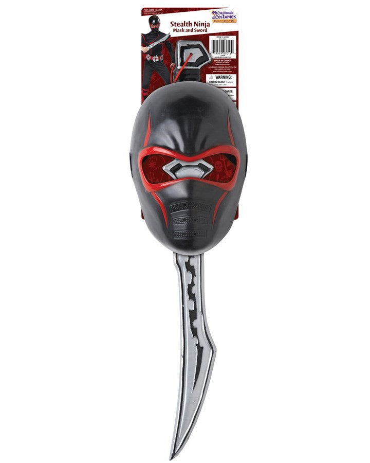 Stealth Ninja Sword and Mask Set