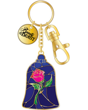 Disney Beauty and the Beast Enchanted Rose Keychain