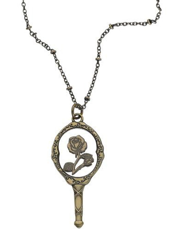 Disney Beauty and the Beast Enchanted Mirror Necklace