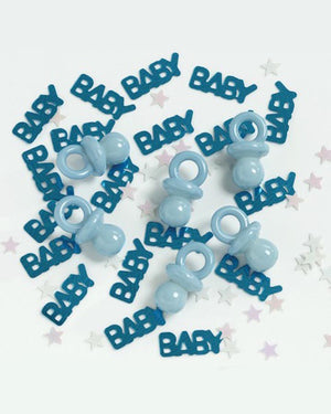 Its A Boy Blue Confetti