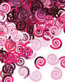 Candy Pink Swirls Confetti