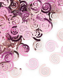 Classic Pink Swirl Confetti
