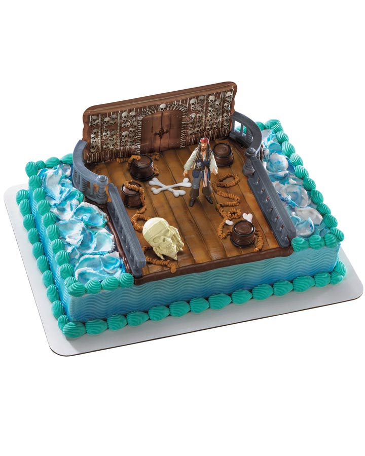 Disney Pirates of the Caribbean Captain Jack Cake Topper