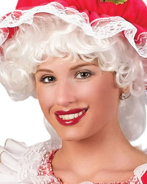 Christmas Mrs Claus White Wig