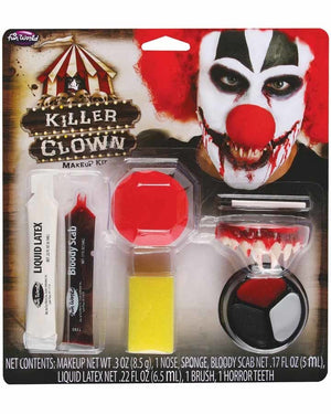 Killer Clown Character Makeup Kit