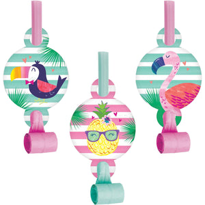 Pineapple N Friends Blowouts with Medallions Pack of 8