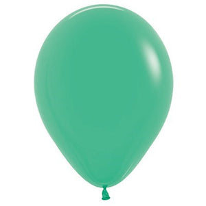 Sempertex 30cm Fashion Green Latex Balloons 030 100PK Pack of 100