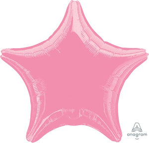45cm Standard Star XL Metallic Pink Balloon