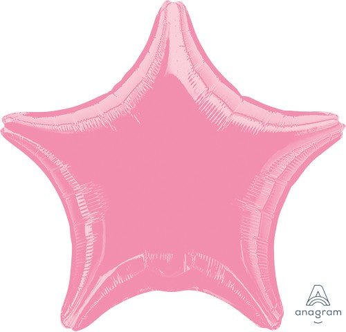 45cm Standard Star XL Metallic Pink Balloon