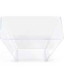 Clear Square 155ml Bowls Pack of 8