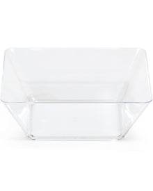 Clear Square Bowls Pack of 4
