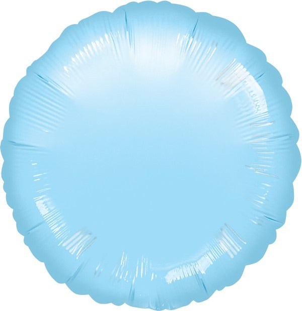 45cm Standard Circle HX Metallic Pearl Pastel Blue S15