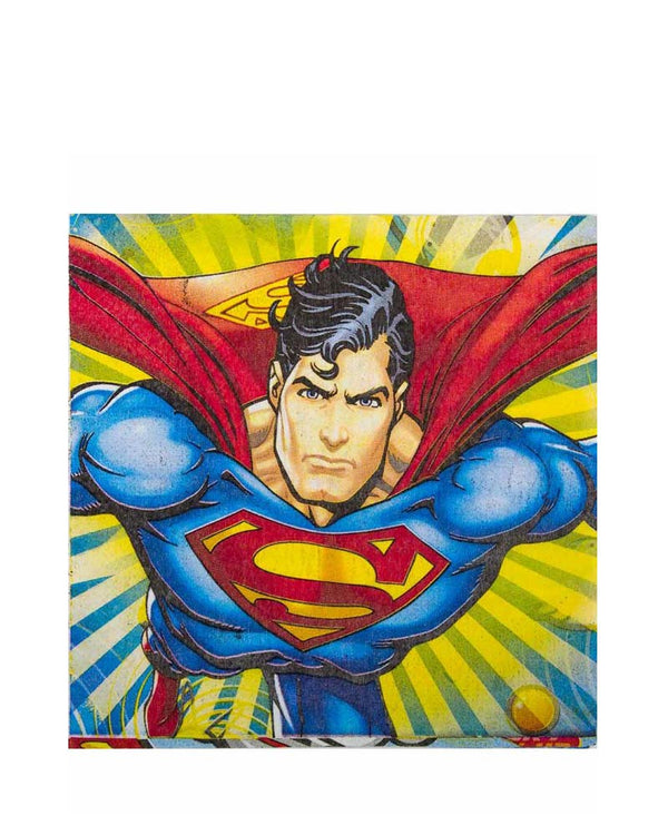 Superman Party Lunch Napkins Pack of 16