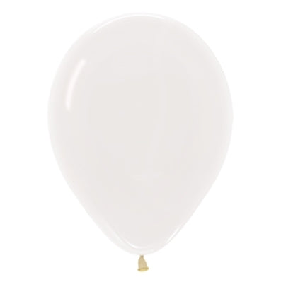 Sempertex 30cm Crystal Clear Latex Balloons 390, 25PK Pack of 25