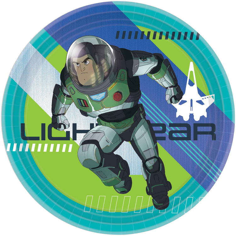 Buzz Lightyear 9in/ 23cm Paper Plates Pack of 8