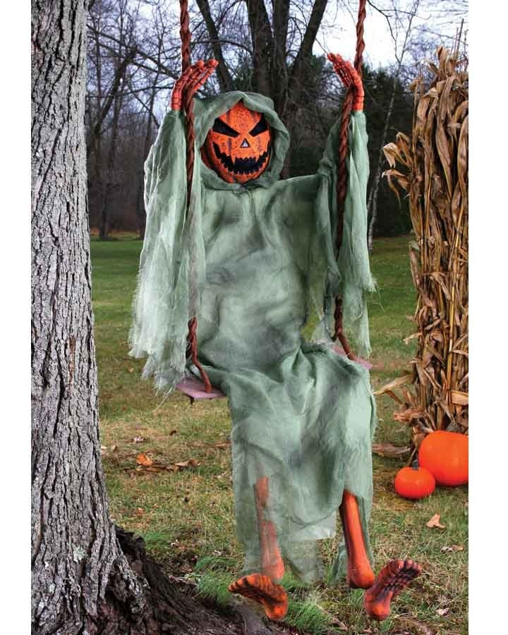 Swinging Dead Pumpkin 1.5m