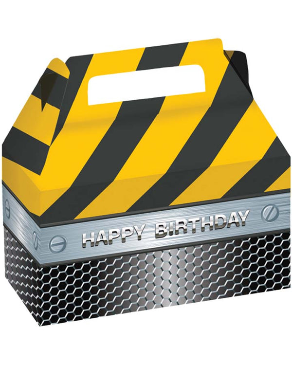 Construction Party Favour Boxes Pack of 2