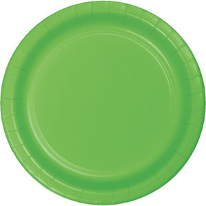 Fresh Lime Round Paper Plate 22cm Pack of 24