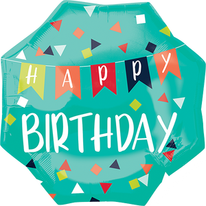 SuperShape XL Reason to Celebrate Happy Birthday Balloon